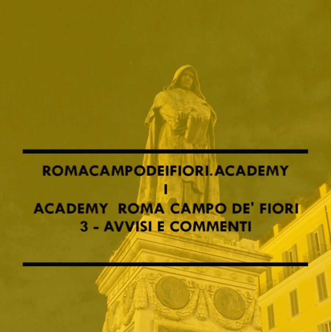 romacampodeifiori.academy  /  ISTITUTO I  –  Academy  Roma Campo de’ Fiori  /  SEZ. 3  –  AVVISI  E  COMMENTI   [ACCOUNT  THREADS  Academy  Roma Campo de’ Fiori  (waltergalassoscrittore)]