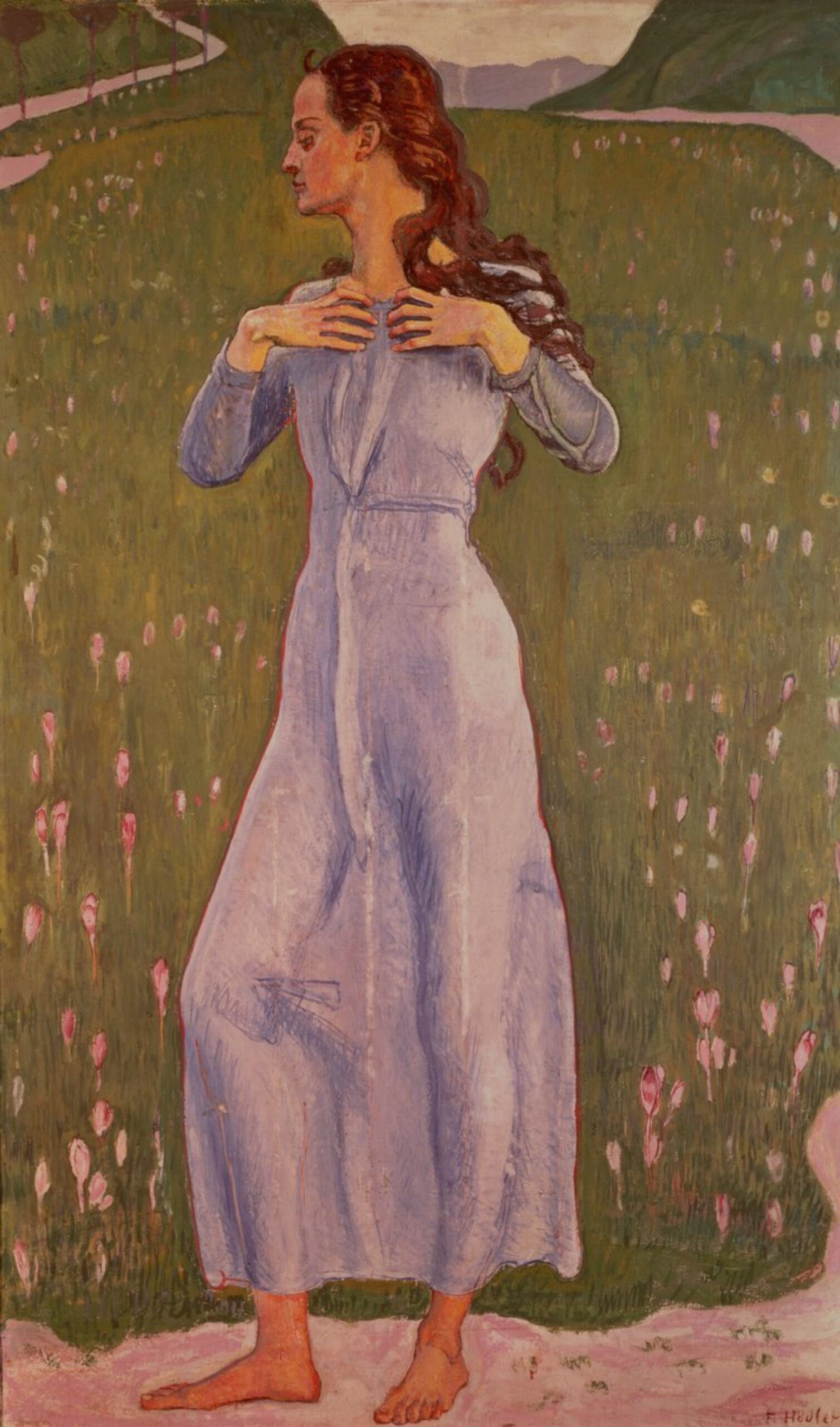 L’ EMOZIONE,  LA QUINTA STAGIONE   [VIA DEI CAPPELLARI, VIA DELLA POESIA / 17;  IMMAGINE IN EVIDENZA:  “ERGRIFFENHEIT”  (“EMOZIONE”),  FERDINAND HODLER]