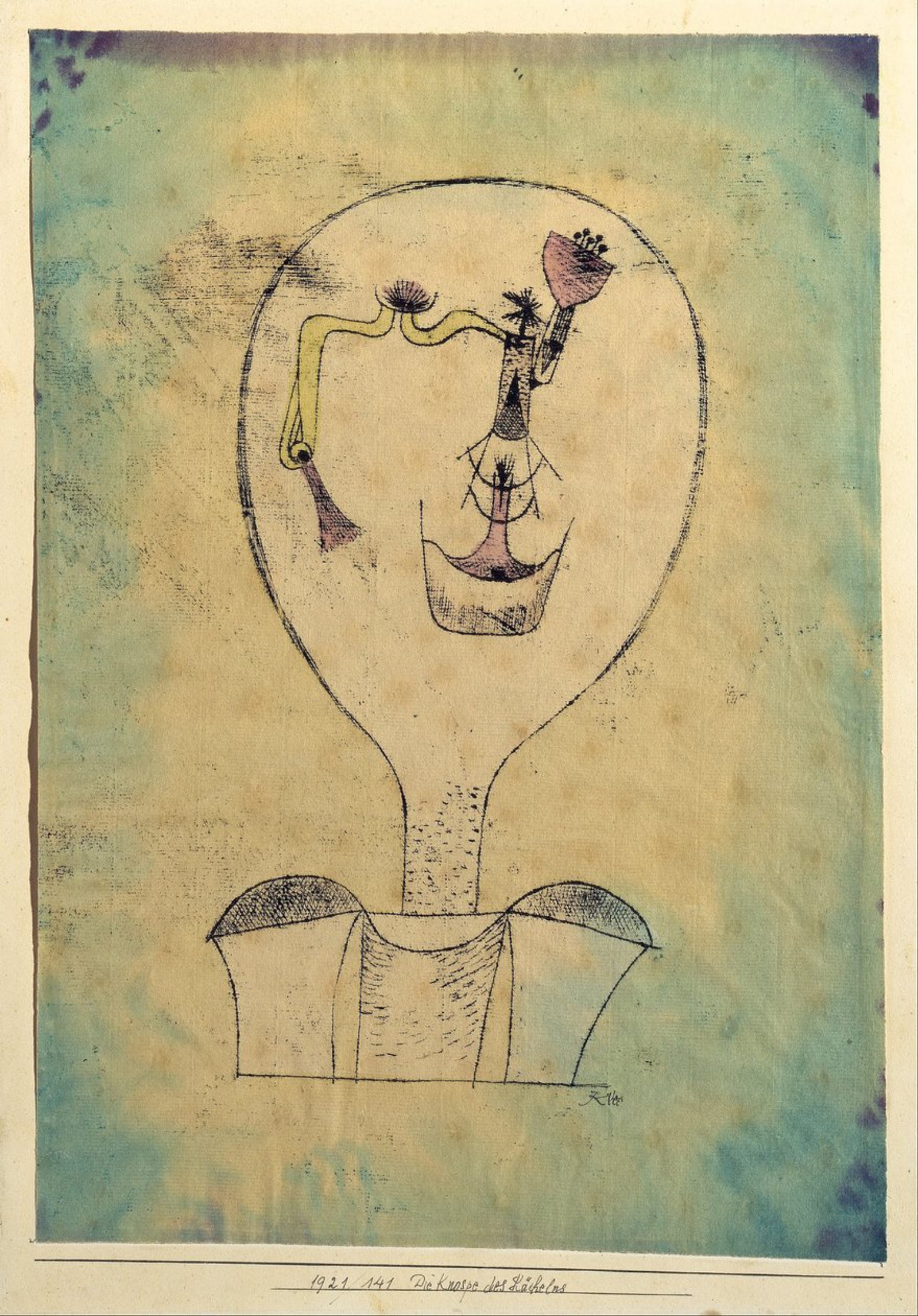 UN FORTE CAVALIERE DEL SORRISO   [VIA DEI CAPPELLARI, VIA DELLA POESIA / 16;  IMMAGINE IN EVIDENZA:  “THE BEGINNINGS OF A SMILE”,  PAUL KLEE]