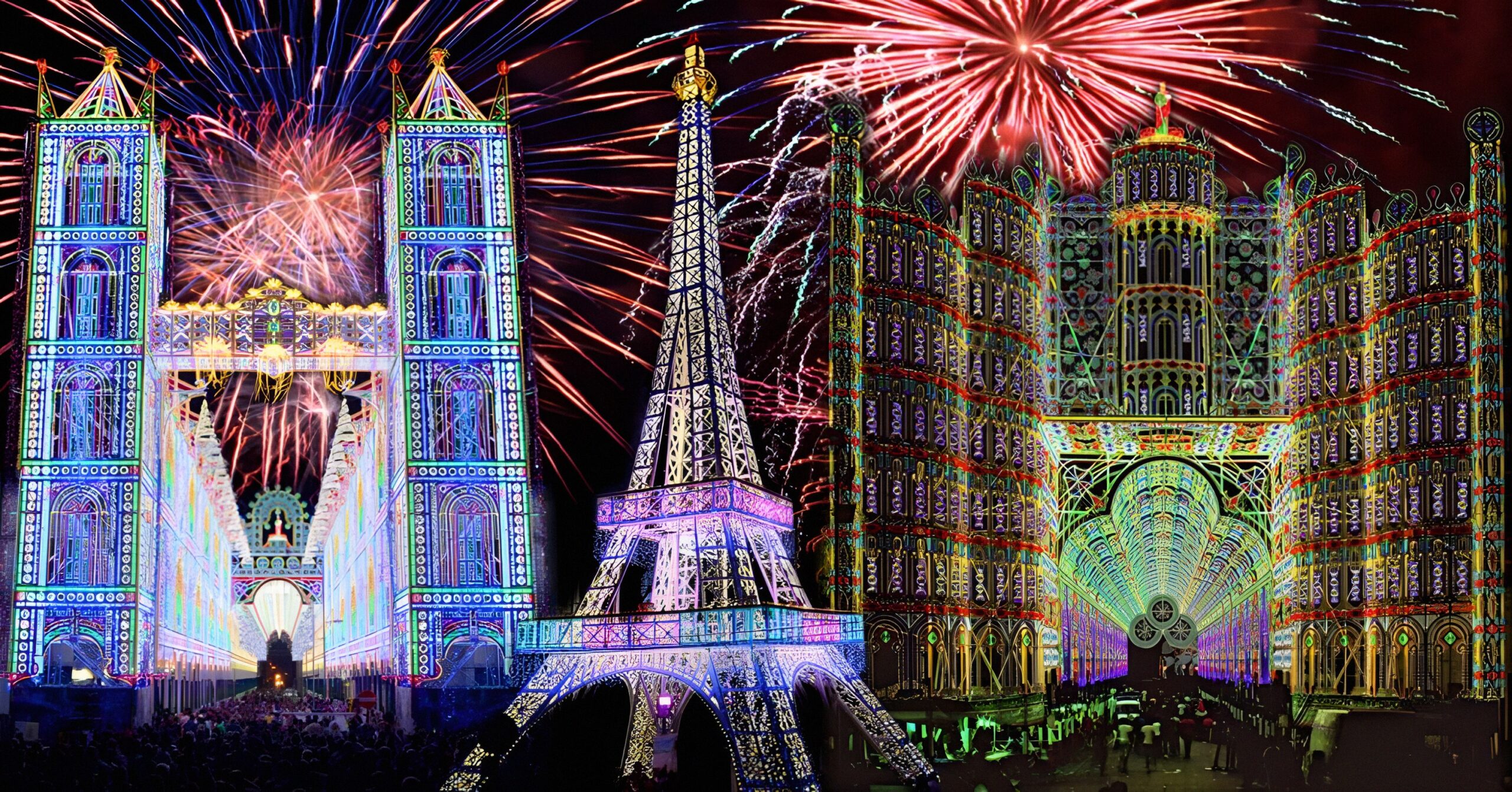 PARATURE  WOW!  SCORRANO  (LECCE),  CAPITALE MONDIALE DELLE LUMINARIE:  ANTICHE E SPETTACOLARI  INSTALLAZIONI ARTISTICHE   [1  VIDEO]