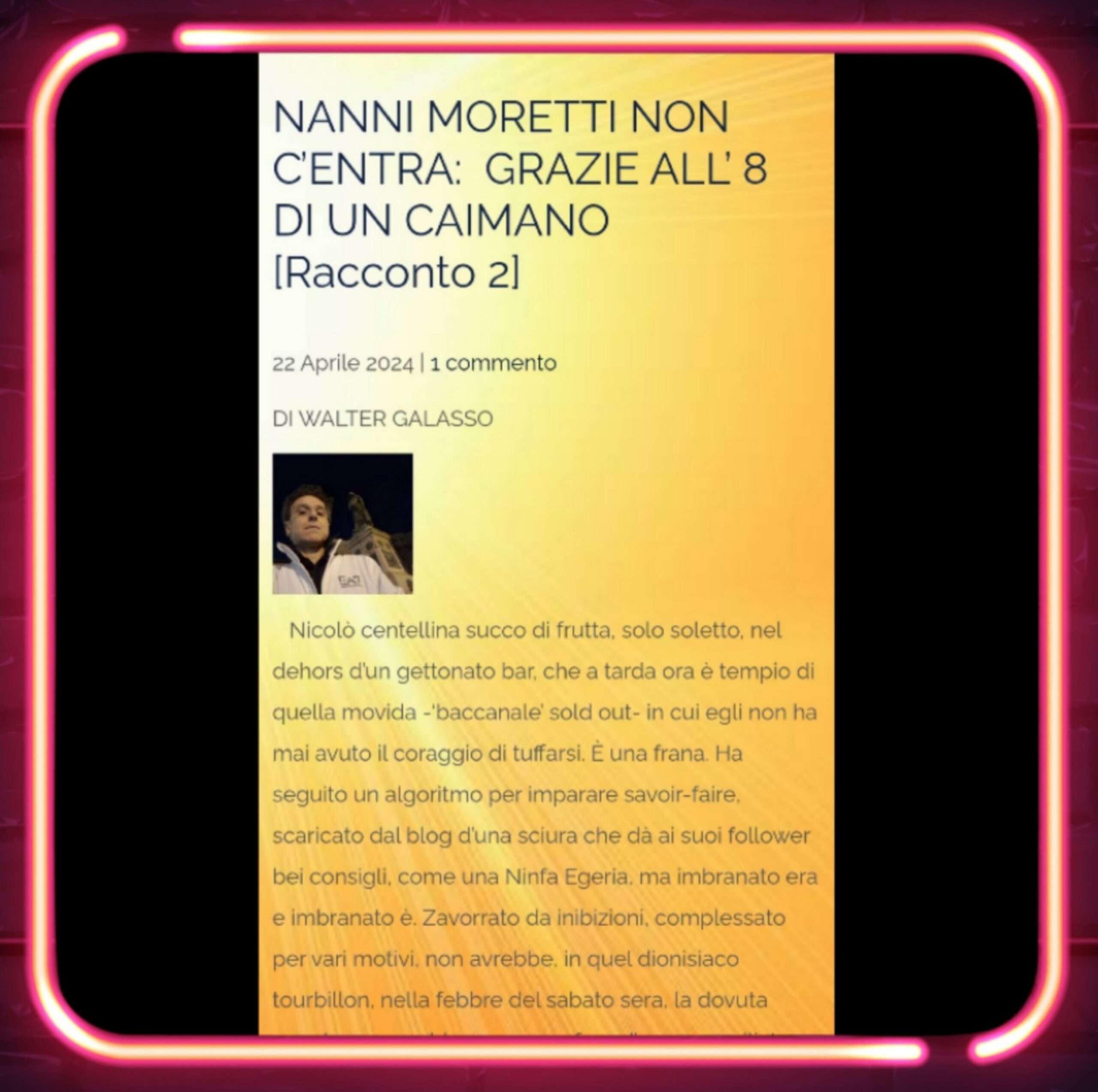“…WHAT HAPPENED AFTER? GOOD LUCK!…”   [SELEZIONE DI COMMENTI DALL’ ESTERO / 278;  COMMENTO SULL’ ARTICOLO  “NANNI MORETTI NON C’ENTRA: GRAZIE ALL’ 8 DI UN CAIMANO”]
