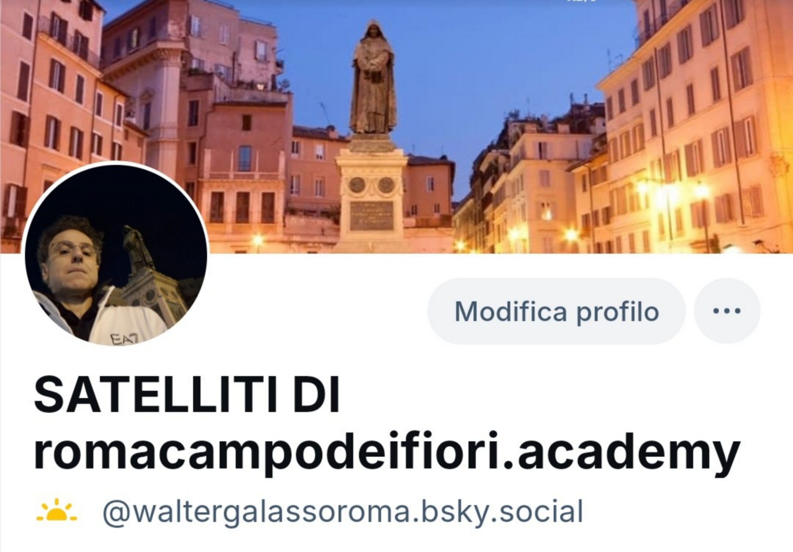 È NATO, SU BLUESKY, IL SATELLITE 55 DI QUESTO SITO, “SATELLITI DI romacampodeifiori.academy”, CON INFO -COME I LINKS- SULL’ INSIEME DEI SUOI SOCIAL MEDIA ACCOUNTS È NATO, SU BLUESKY, IL SATELLITE 55 DI QUESTO SITO, “SATELLITI DI romacampodeifiori.academy”, CON INFO -COME I LINKS- SULL’ INSIEME DEI SUOI SOCIAL MEDIA ACCOUNTS