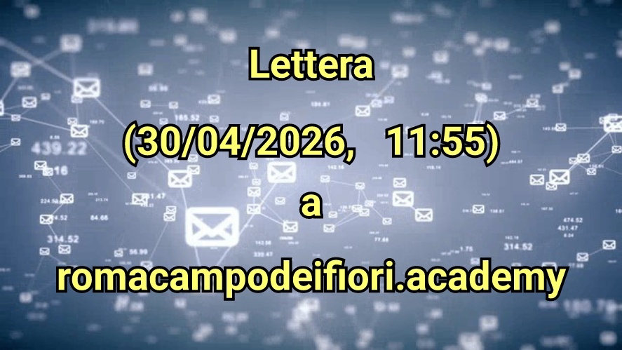 A&nbsp; romacampodeifiori.academy: “…Seguo con grande interesse la vostra “Selezione di commenti dall’estero”…”  
