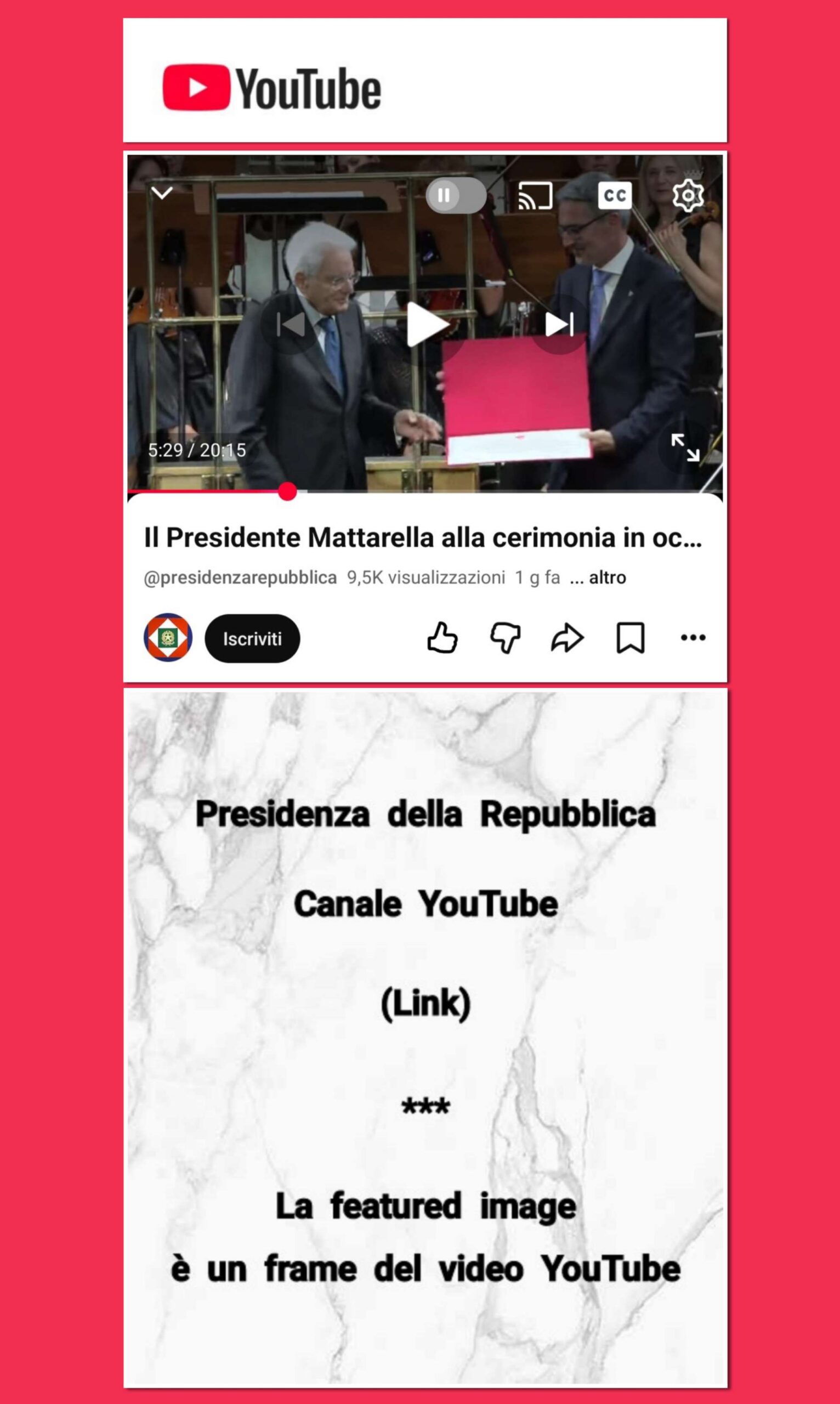 TRENTO, GIORNATA DELL’ AUTONOMIA, INTERVENTO DEL PRESIDENTE DELLA REPUBBLICA   [Video YouTube, link]