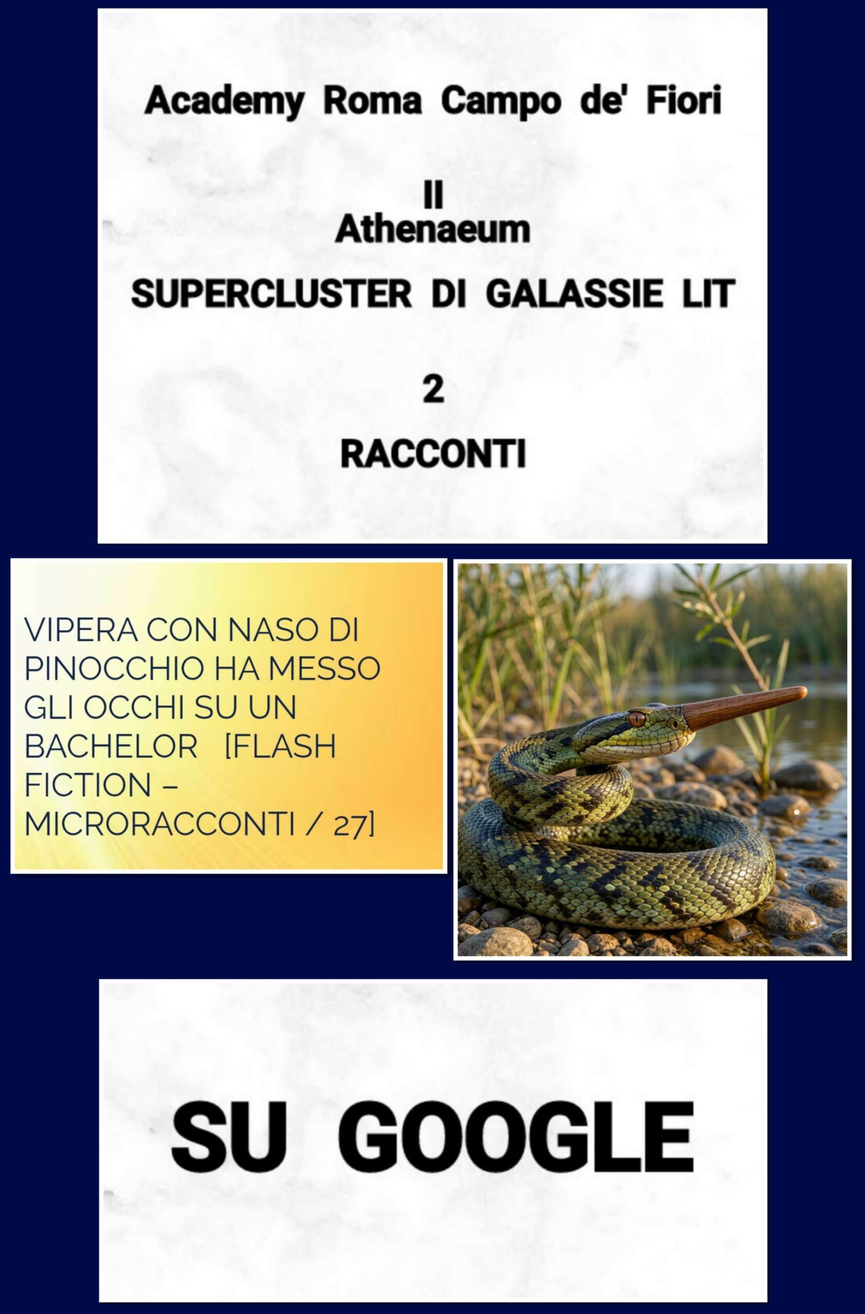 “VIPERA CON NASO DI PINOCCHIO HA MESSO GLI OCCHI SU UN BACHELOR”&nbsp; SU GOOGLE
