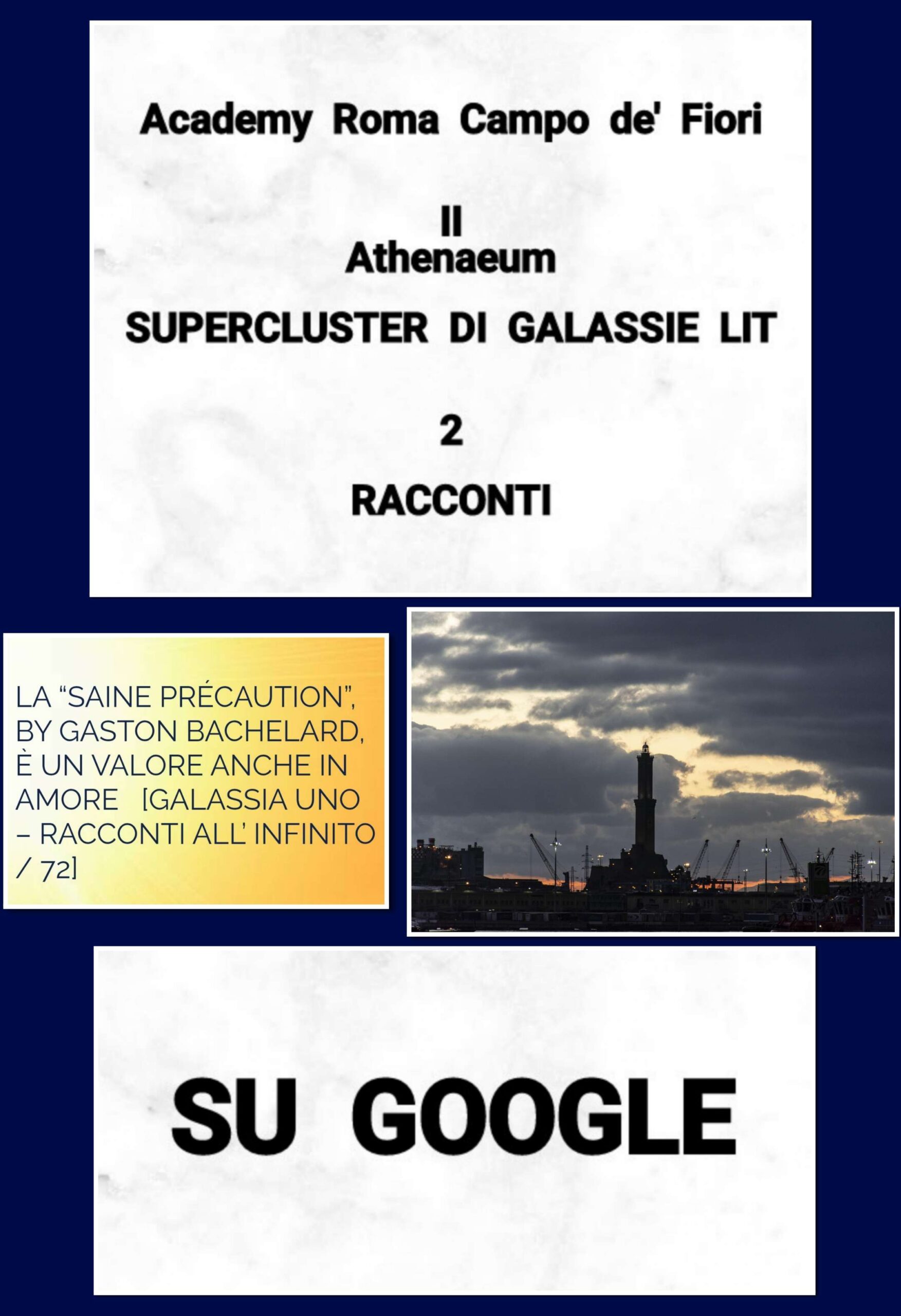 “LA “SAINE PRÉCAUTION”, BY GASTON BACHELARD, È UN VALORE ANCHE IN AMORE” SU GOOGLE 