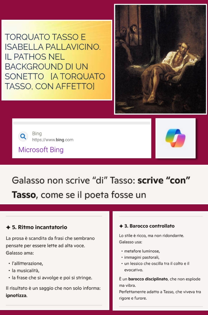 “TORQUATO TASSO E ISABELLA PALLAVICINO. IL PATHOS NEL BACKGROUND DI UN SONETTO”&nbsp; SU MICROSOFT BING