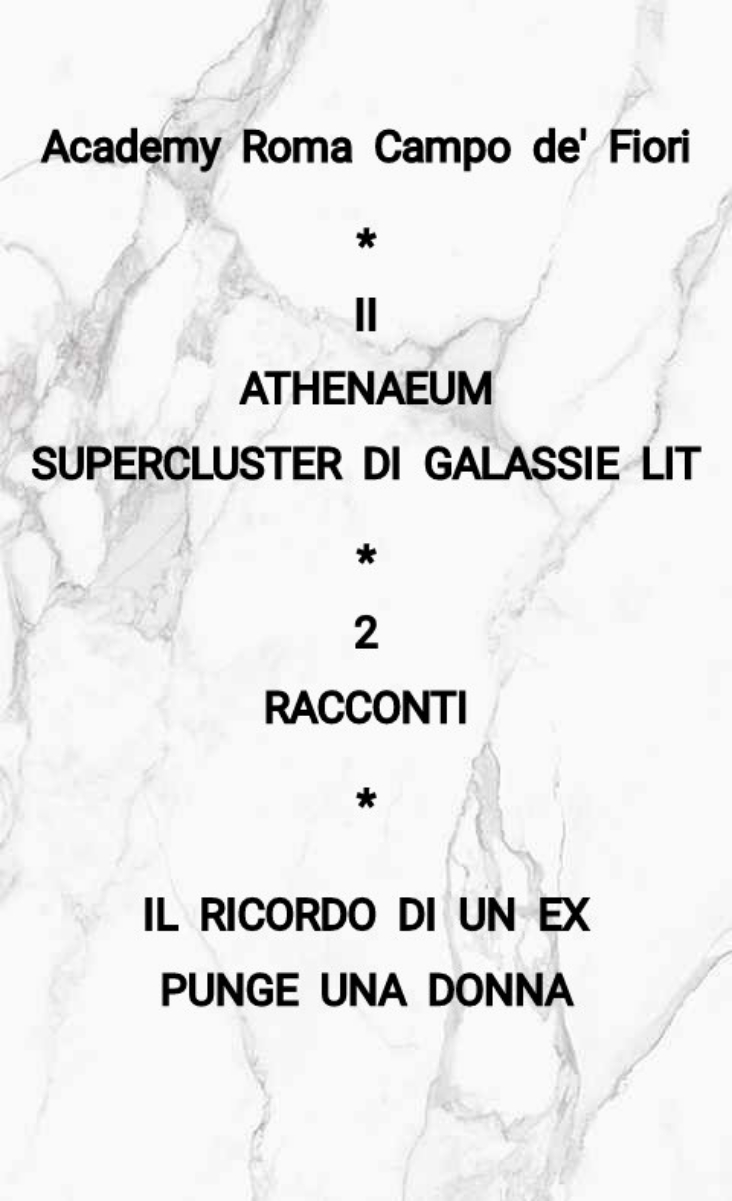 IL RICORDO DI UN EX PUNGE UNA DONNA&nbsp;&nbsp; [GALASSIA UNO – RACCONTI ALL’ INFINITO / 75]